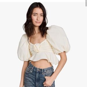 For Love & Lemons Judith Crop Blouse